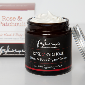 
                  
                    Load image into Gallery viewer, Rose &amp;amp; Patchouli Hand &amp;amp; Body Cream 120ml
                  
                