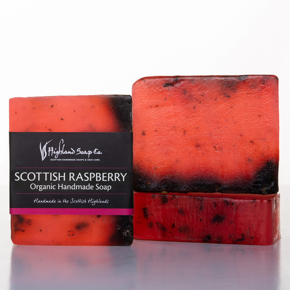 
                  
                    Load image into Gallery viewer, Wild Scottish Raspberry Soap 150g
                  
                