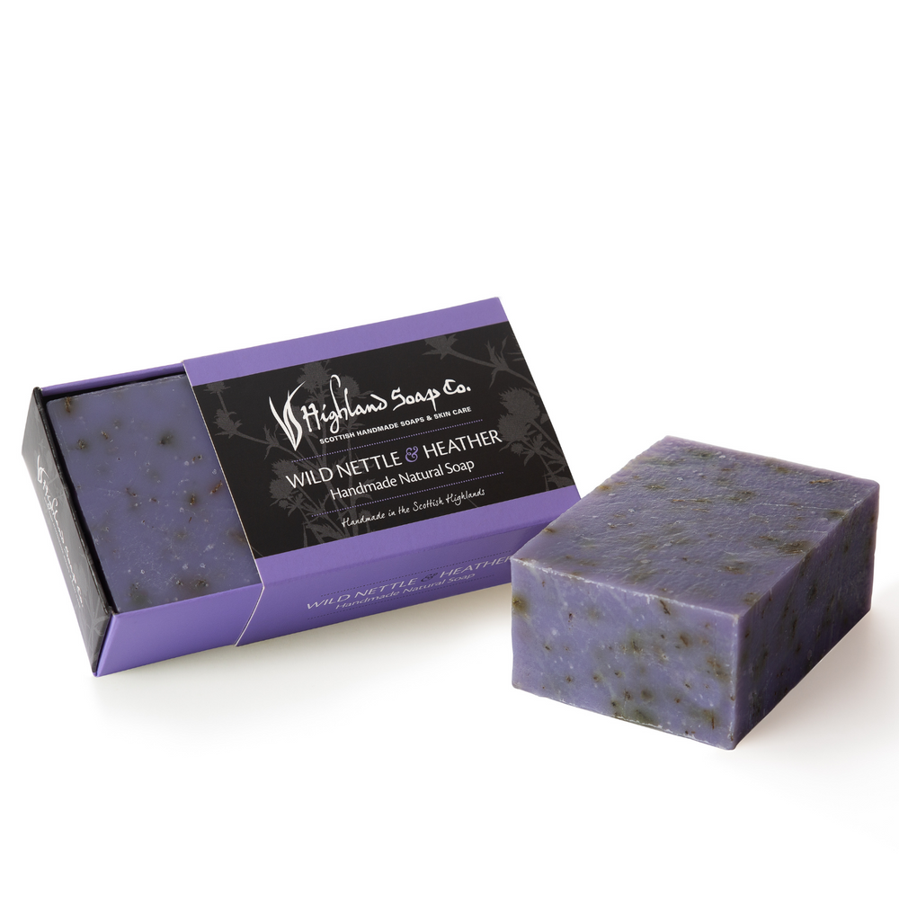 
                  
                    Load image into Gallery viewer, 2 for £12 - Handmade Soap 190g - Wild Nettle &amp;amp; Heather
                  
                