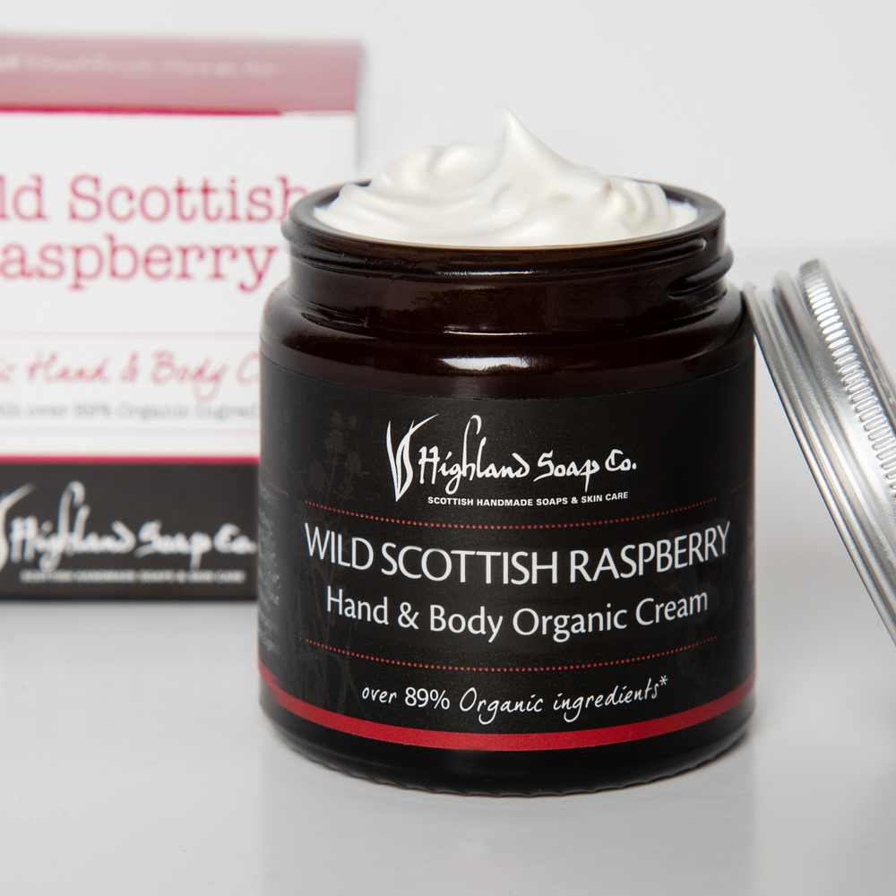 Wild Scottish Raspberry Hand & Body Cream 120ml