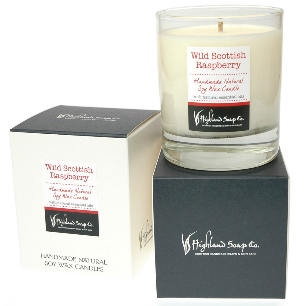
                  
                    Load image into Gallery viewer, Wild Scottish Raspberry Soya Wax Candle
                  
                